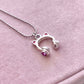 Kawaii Kitty Headphones Sterling Silver Necklace